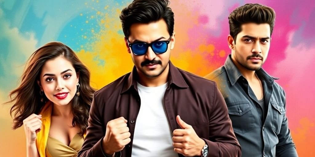 Alia Bhatt, Aamir Khan, and Ranbir Kapoor in dynamic poses.